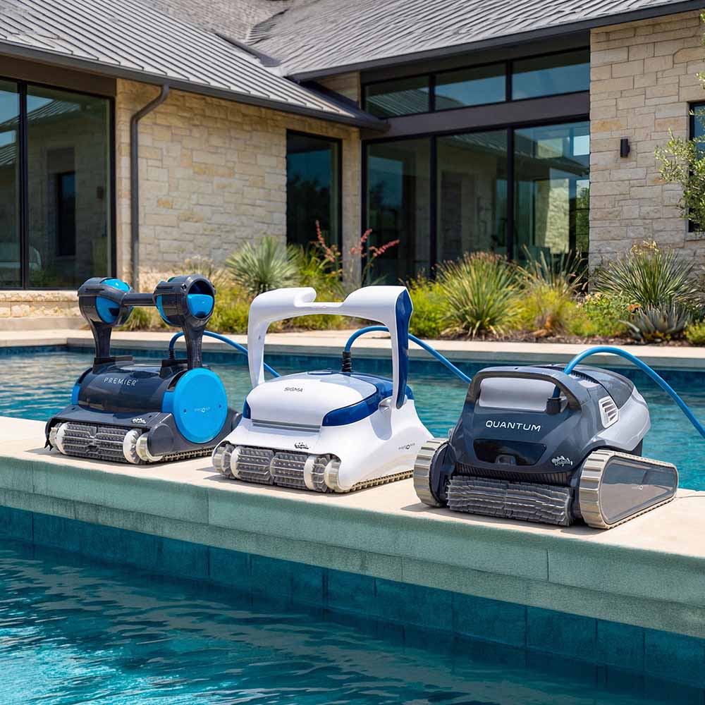 Dolphin ProLine robotic pool cleaners: Premier, Quantum and Sigma