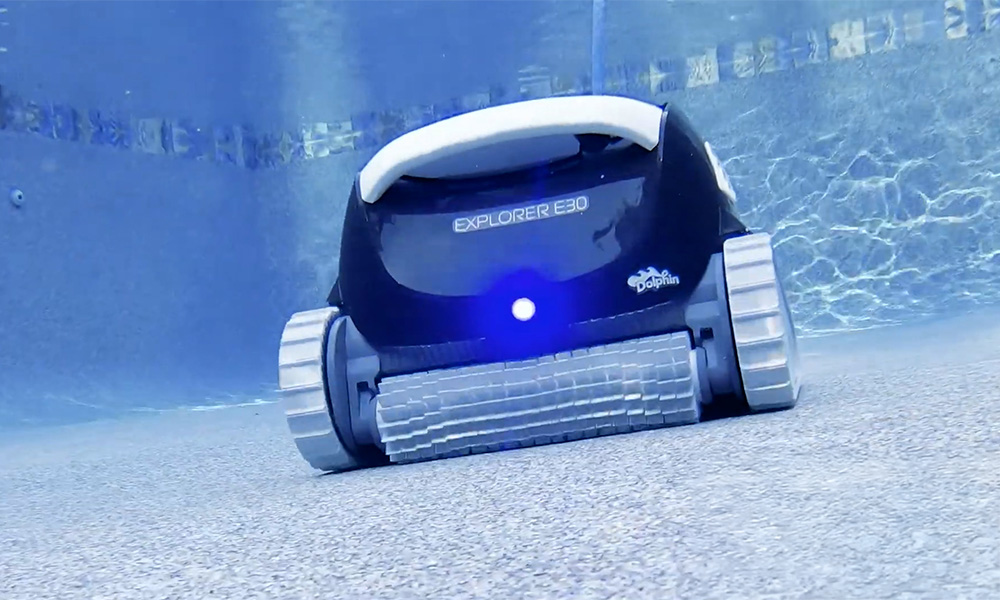 Dolphin E30 Robotic Pool Cleaner Closeup