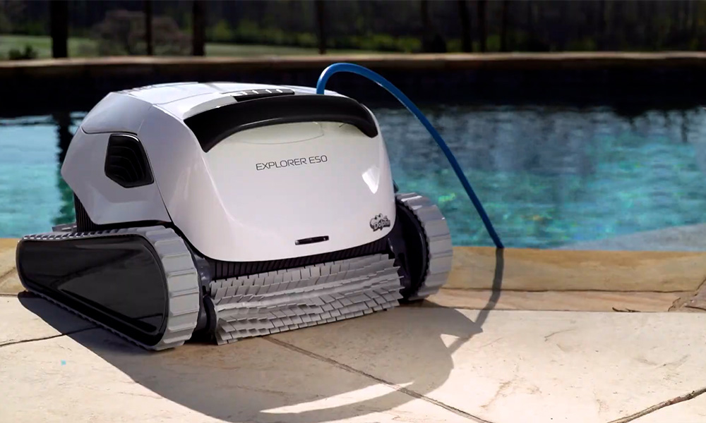 Dolphin E50 Robotic Pool Cleaner Closeup