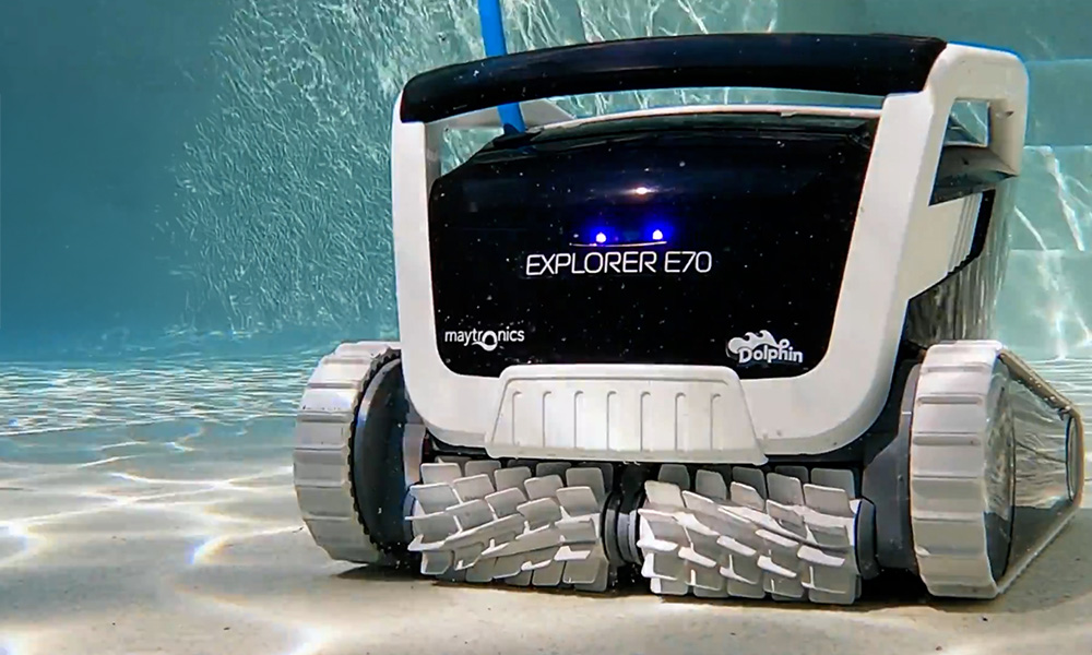 Dolphin E70 Robotic Pool Cleaner - Most Advanced Pool Cleaner Ever